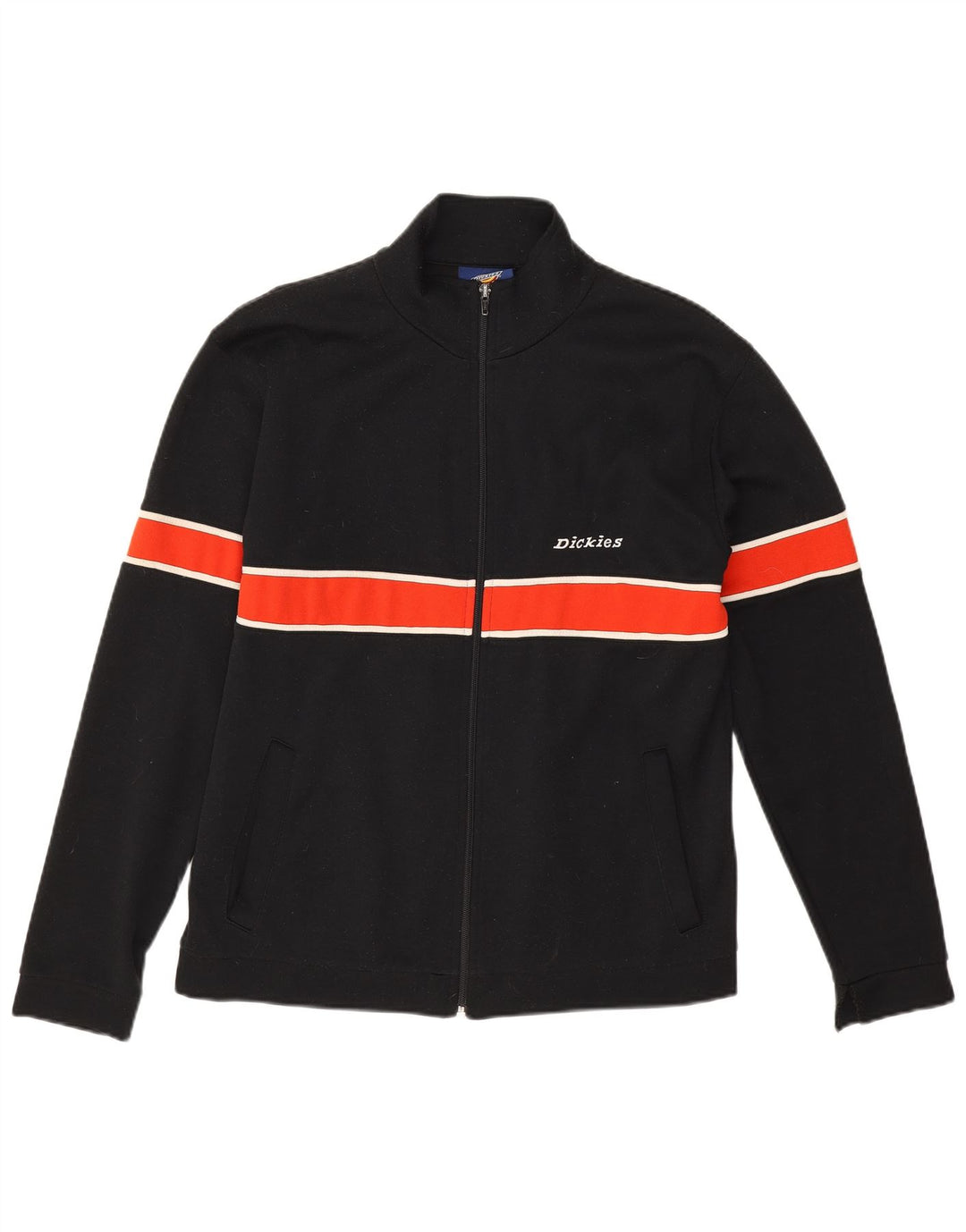 Jachetă de trening pentru bărbați Dickies, bumbac color bloc negru mediu