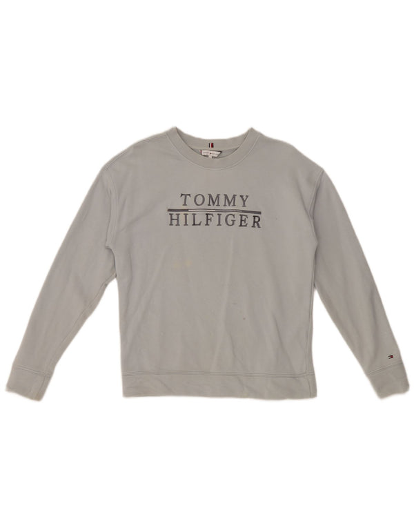 Pulover de hanorac supradimensionat pentru femei Tommy Hilfiger UK 6 XS gri