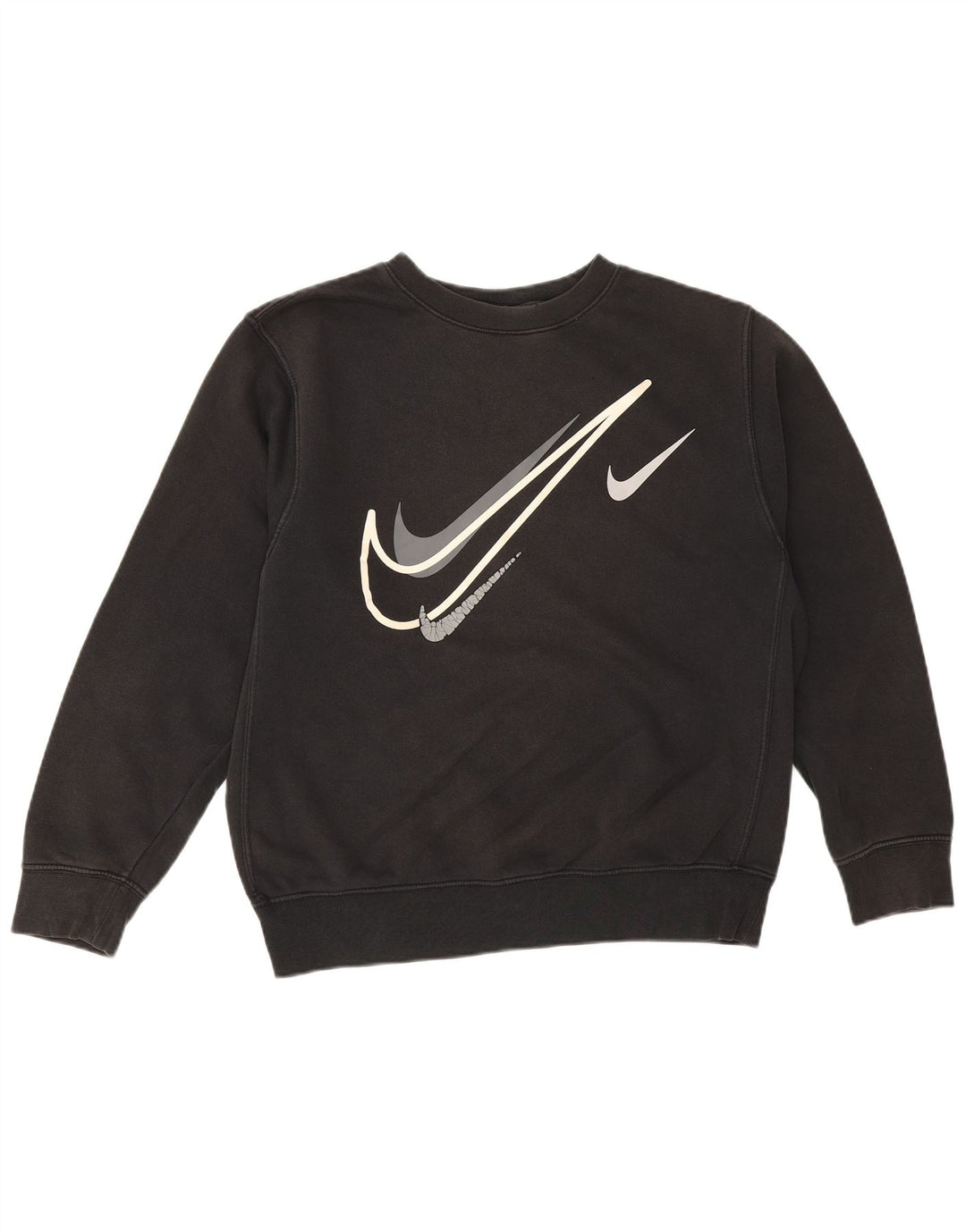 Hanorac grafic pentru bărbați Nike Pulover mic, negru, bumbac