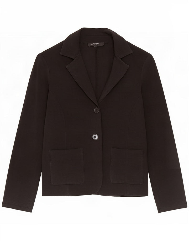 Max Mara Blazer Weekend cu 2 nasturi pentru femei Marea Britanie 14, mare, negru, Lycra