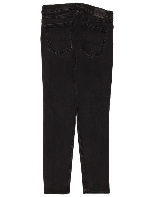 Blugi skinny pentru femei Hollister W33 L32 bumbac negru