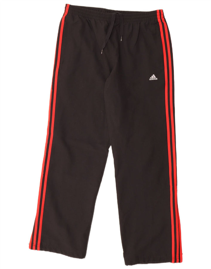 Pantaloni de trening Climalite ADIDAS pentru bărbați, poliester mediu negru