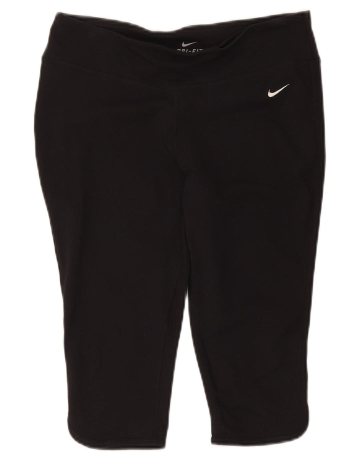 Leggings Nike Dri Fit Capri pentru femei Marea Britanie 12/14 Medium Negru