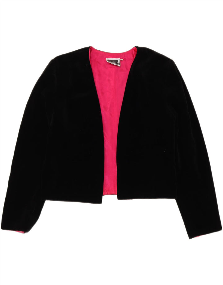 Jachetă Bolero deschisă pentru femei Luisa Spagnoli IT 44 bumbac mediu negru