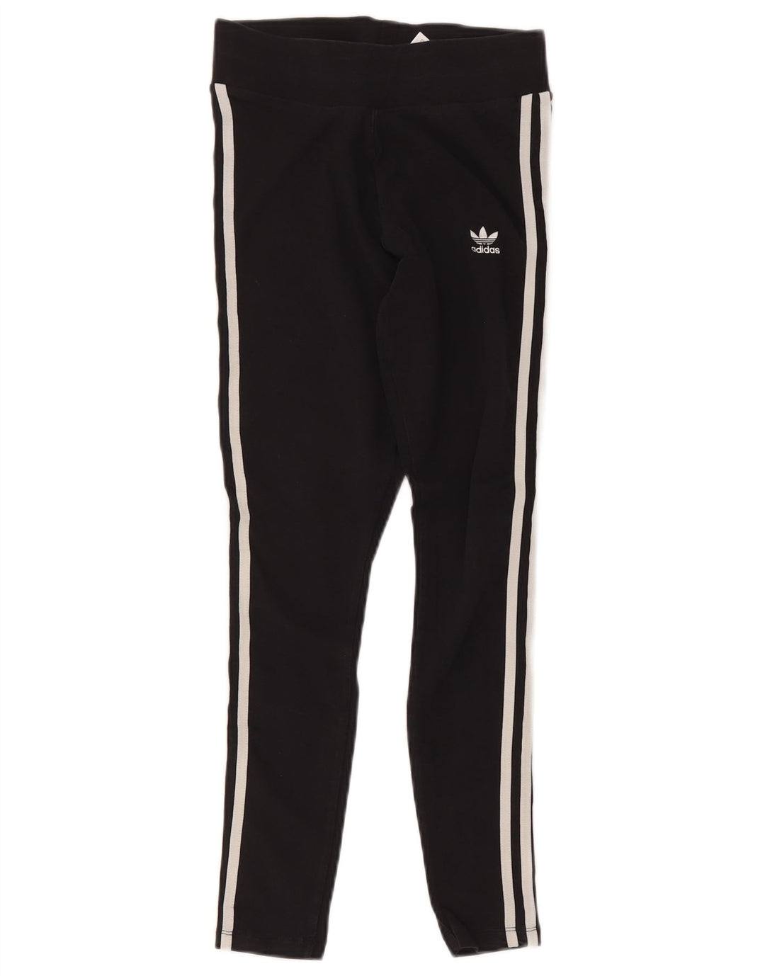 Leggings pentru femei Adidas UK 10 mic bumbac negru
