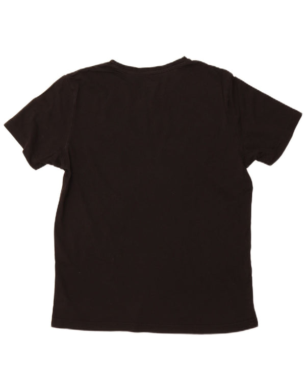 Tricou grafic PUMA pentru bărbați Top mare din bumbac negru