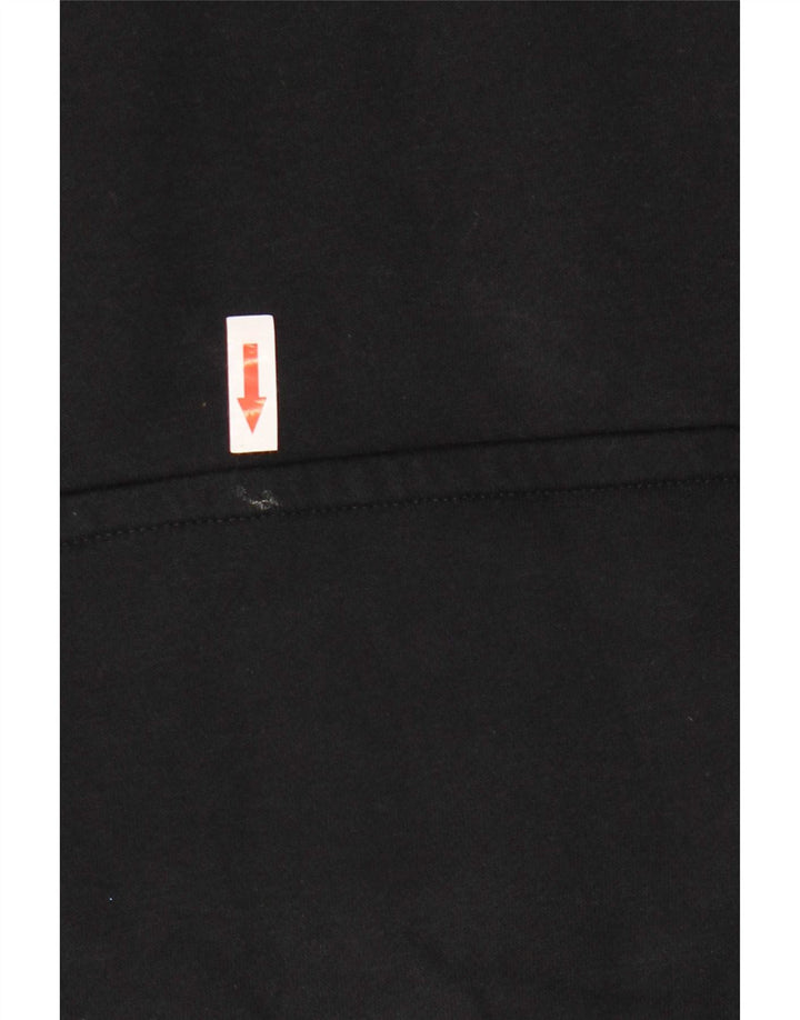 Pulover supradimensionat Nike pentru bărbați, bumbac, negru