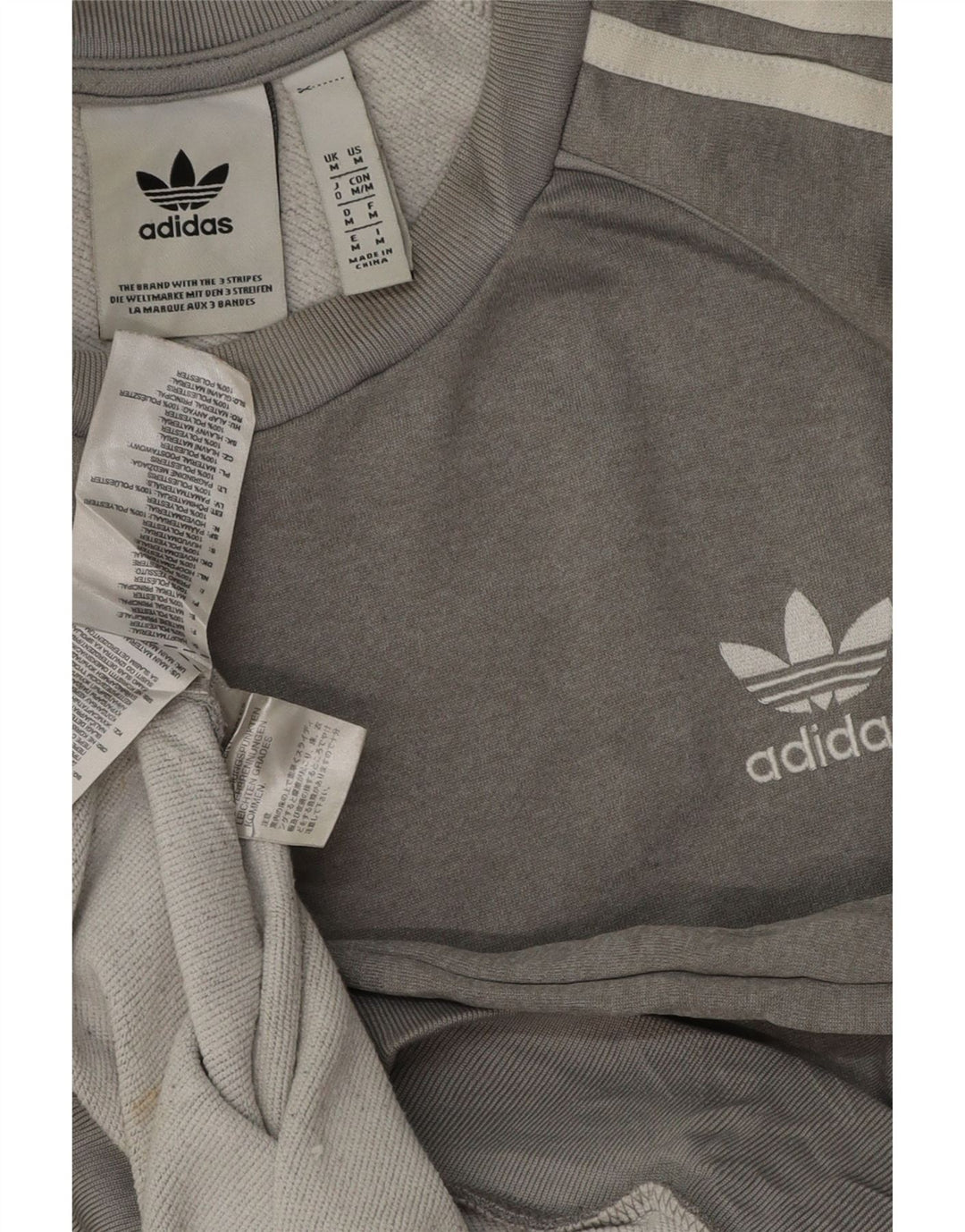 Hanorac pentru bărbați Adidas Jumper Medium Gri Poliester