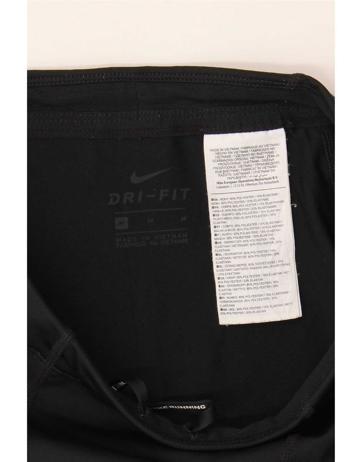 Leggings Dri Fit Nike pentru femei UK 12 Poliester mediu negru