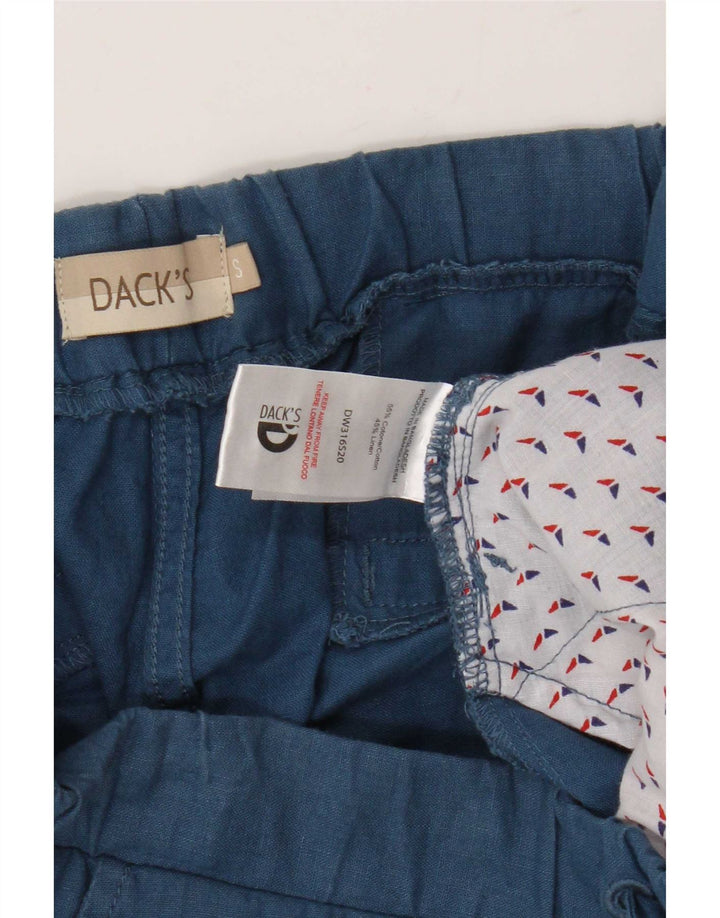 Pantaloni chino drepti pentru bărbați Dack's Mici L32 L25 Bumbac albastru