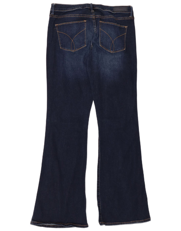 CALVIN KLEIN Blugi evazați pentru femei US 10 Medium W30 L32 Bumbac albastru