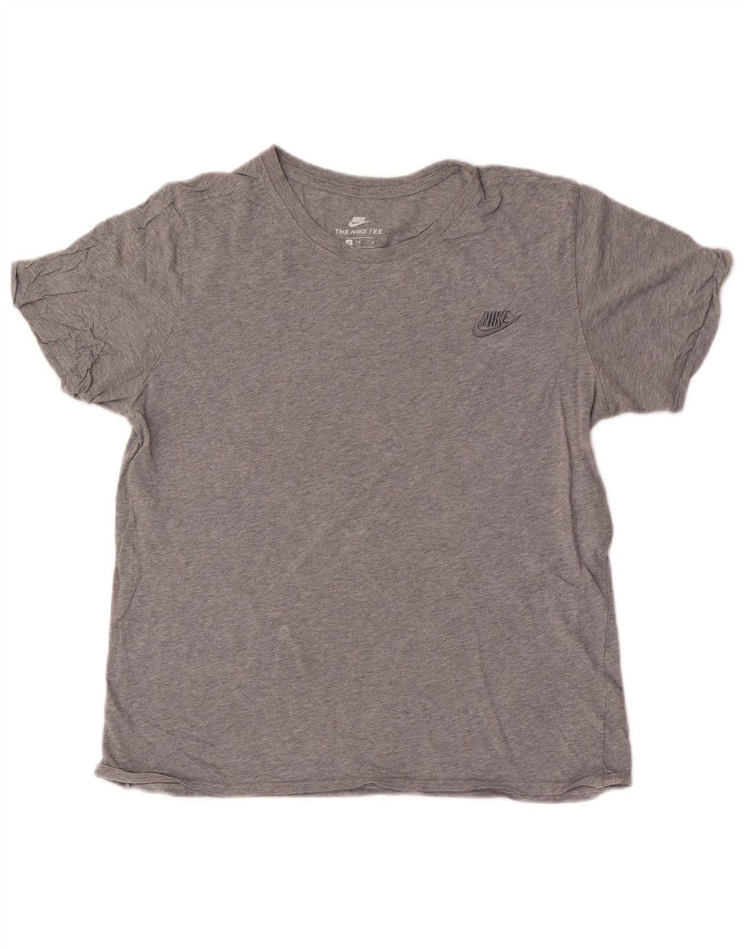 Tricou cu croi atletic Nike pentru bărbați Top, bumbac cu pete gri mediu
