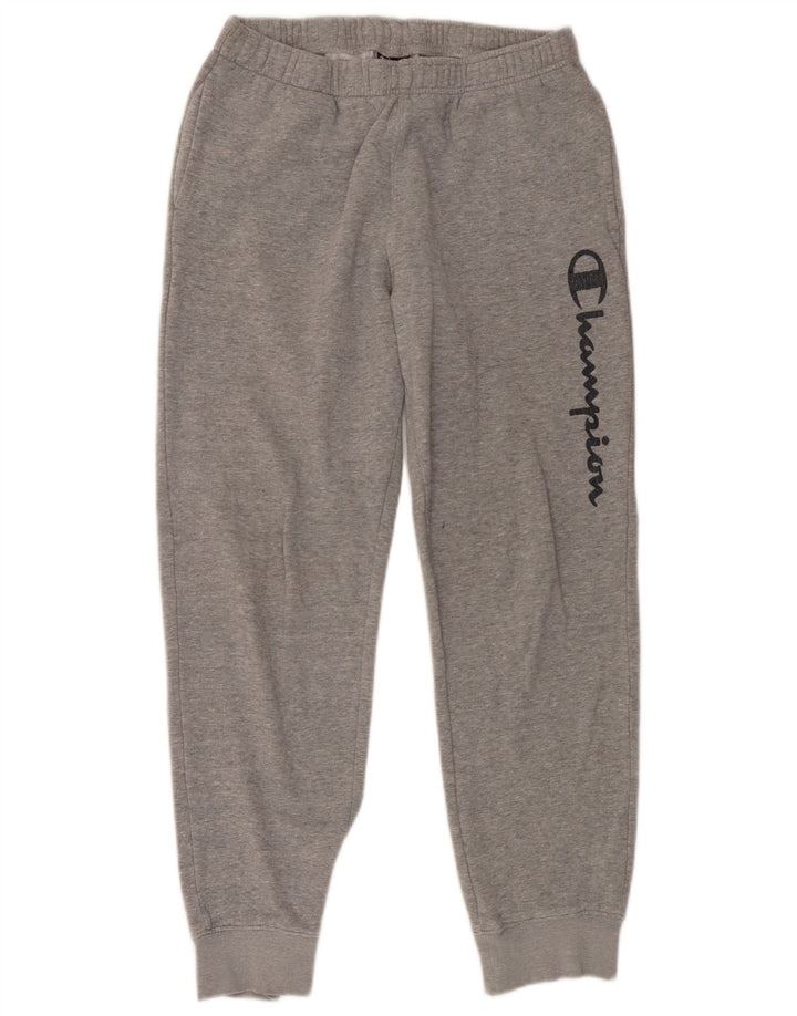 Pantaloni de trening grafic pentru bărbați Champion Pantaloni de jogging XS gri
