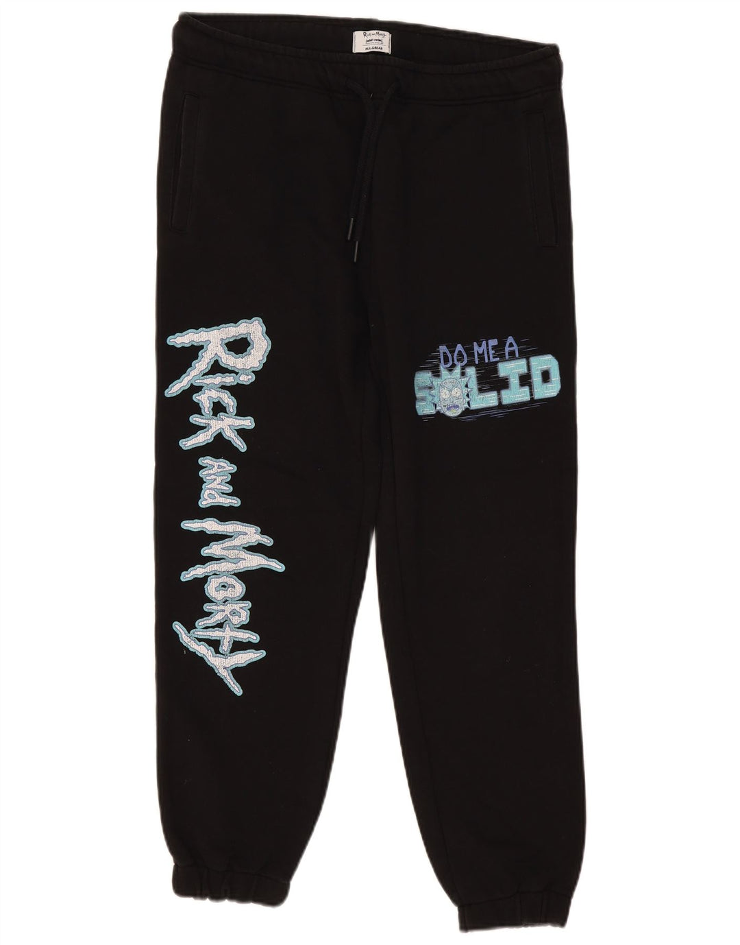 Pull & Bear Pantaloni de trening Rick and Morty pentru bărbați Pantaloni de jogging Medium Black