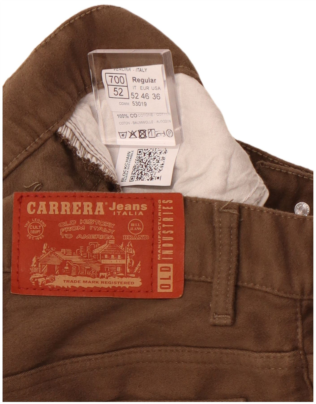 CARRERA Pantaloni obișnuiți obișnuiți pentru femei L36 L32 bumbac maro