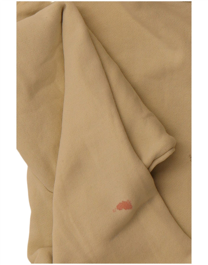 Pulover ADIDAS pentru bărbați cu glugă cu grafică din bumbac galben mediu