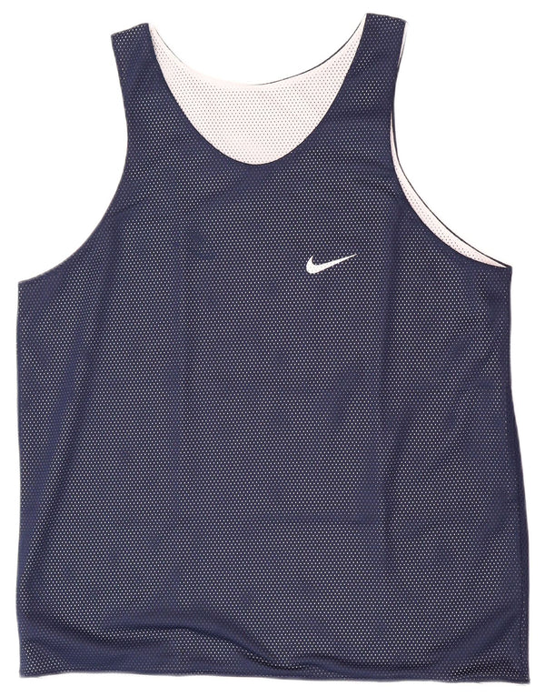 Vestă reversibilă pentru bărbați Nike, XL, poliester, albastru