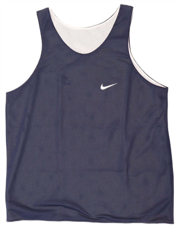 Vestă reversibilă pentru bărbați Nike, XL, poliester, albastru