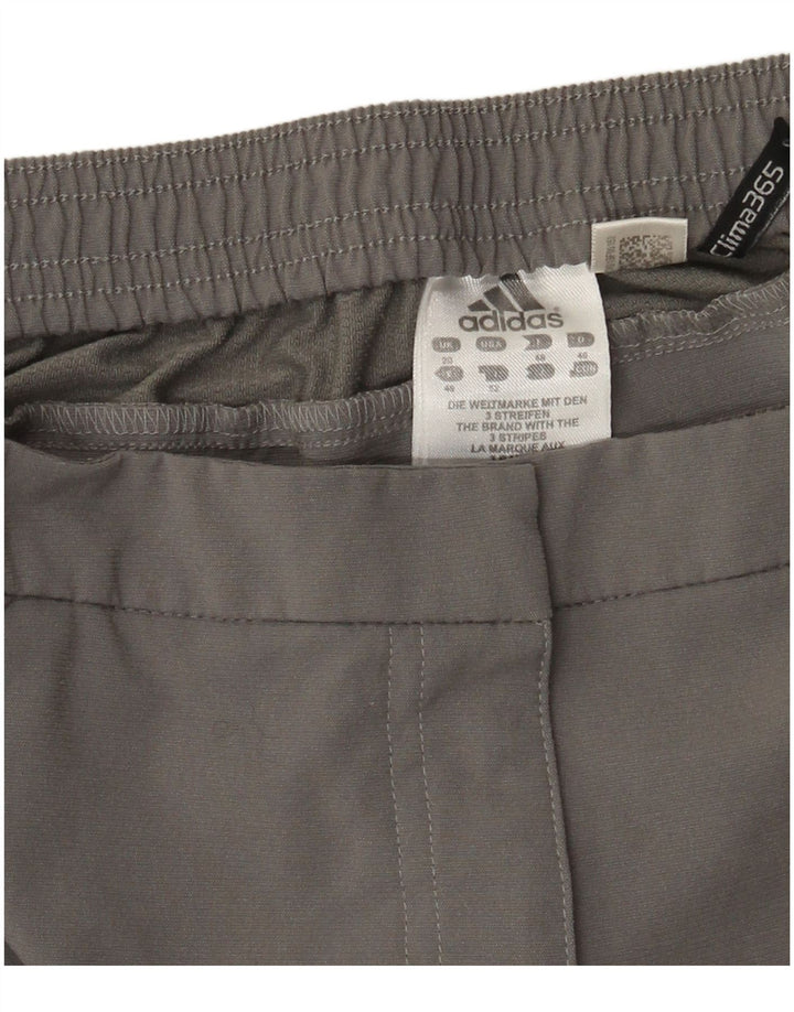 Pantaloni de trening ADIDAS Clima 365 pentru femei UK 20 2XL poliester gri