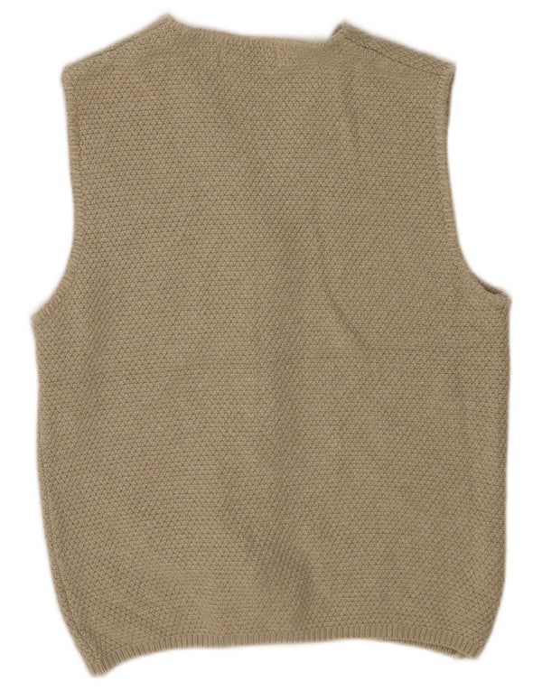 Pulover cardigan fără mâneci pentru femei Marks & Spencer UK 10 Small Green