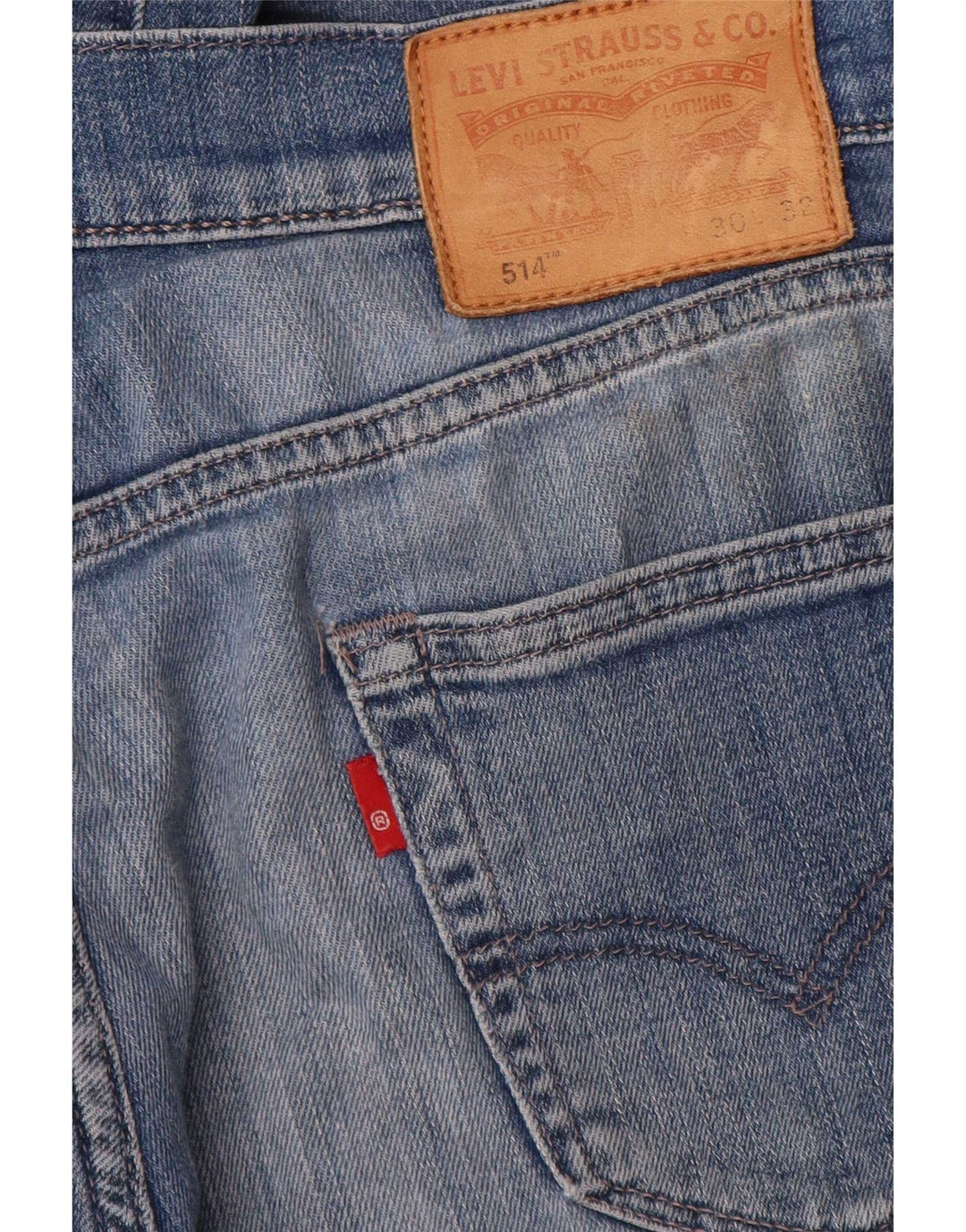 Blugi drepti pentru bărbați Levi's 514 W30 L32 albastru