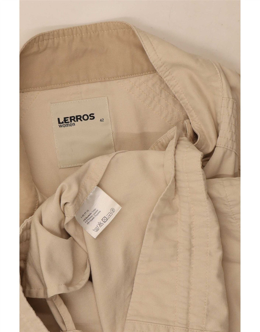 Gilet femei Lerros IT 42 bumbac mediu bej