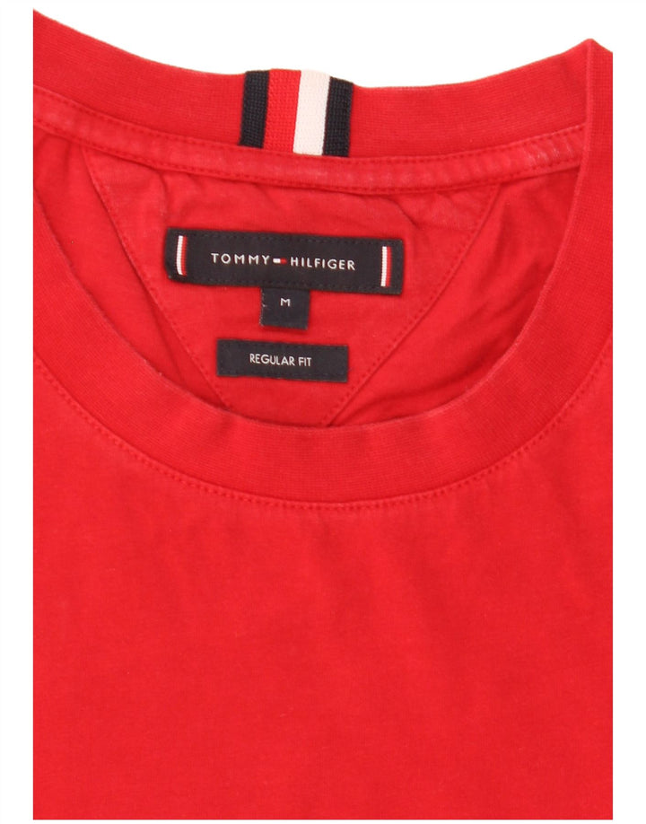 Tricou Tommy Hilfiger pentru bărbați, cu croiala normală, top, roșu mediu