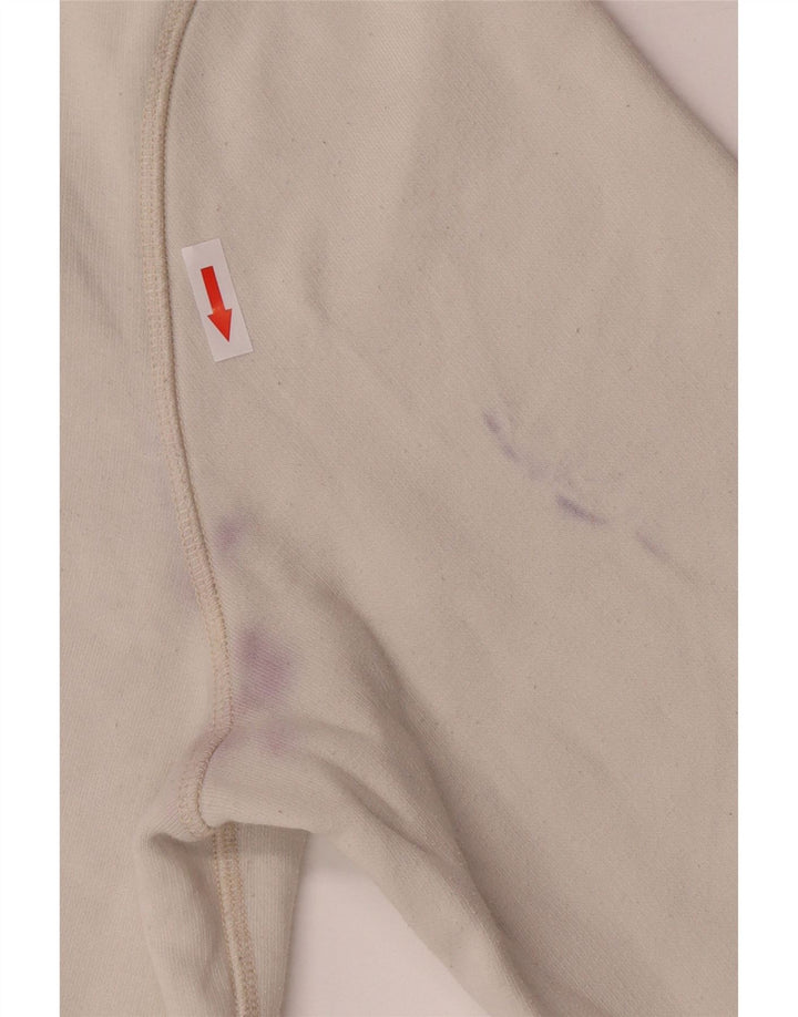Jack Wills Pulover grafic pentru bărbați din bumbac mare, alb
