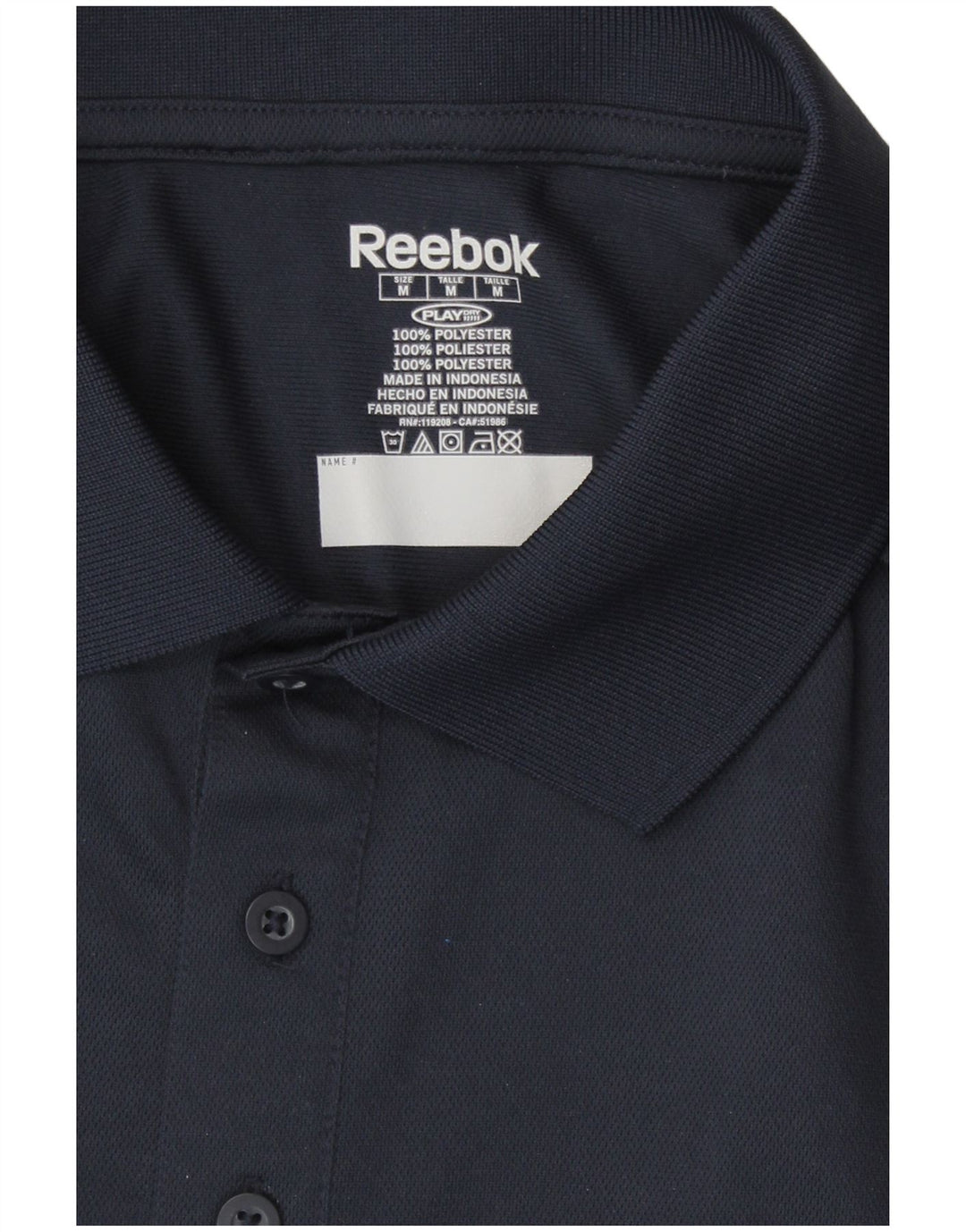 Tricou polo Reebok Houston Texans pentru bărbați, poliester mediu bleumarin