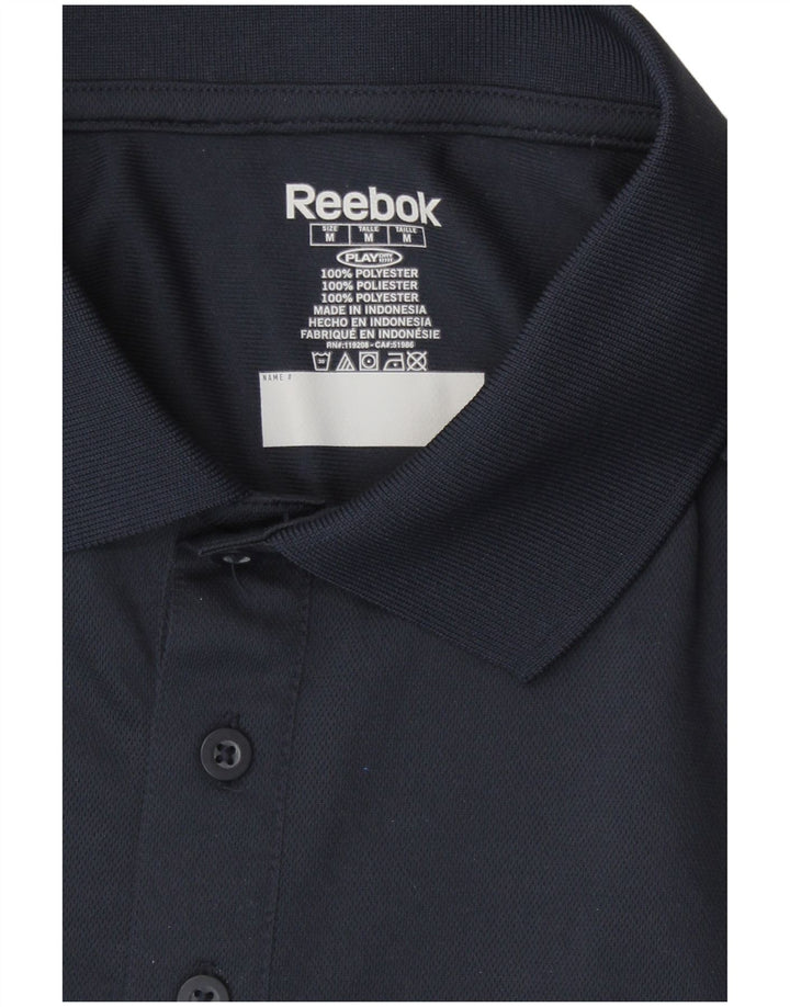 Tricou polo Reebok Houston Texans pentru bărbați, poliester mediu bleumarin