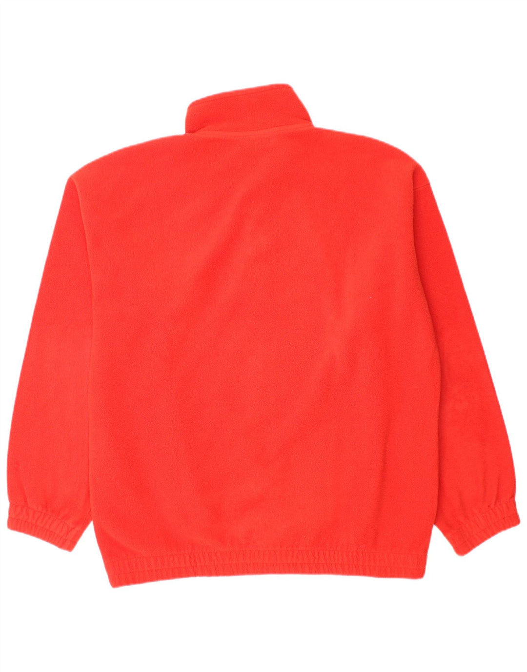 Pulover Fila pentru bărbați, cu gât cu nasturi, fleece, IT 48, roșu mediu
