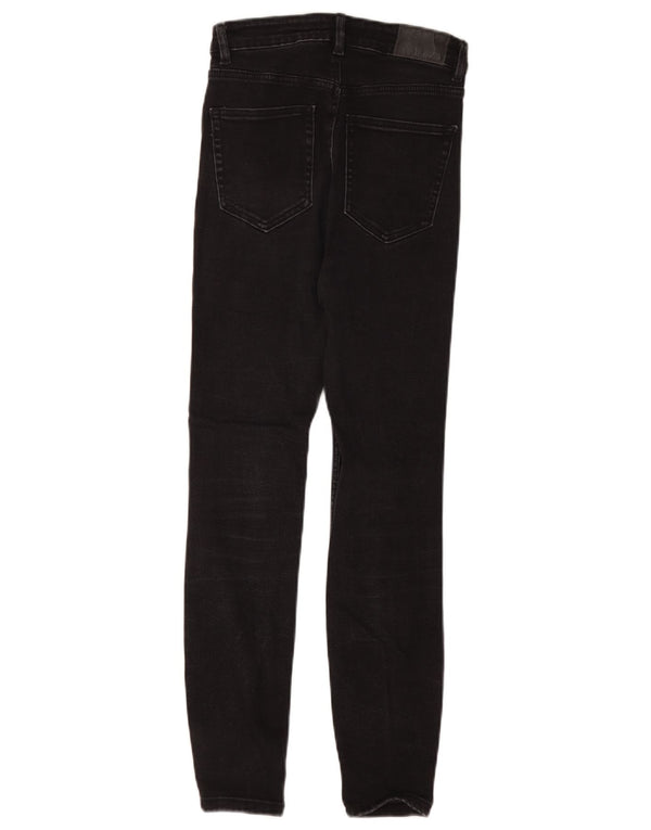Blugi skinny dama Zara EU 36 XS W26 L26 bumbac negru