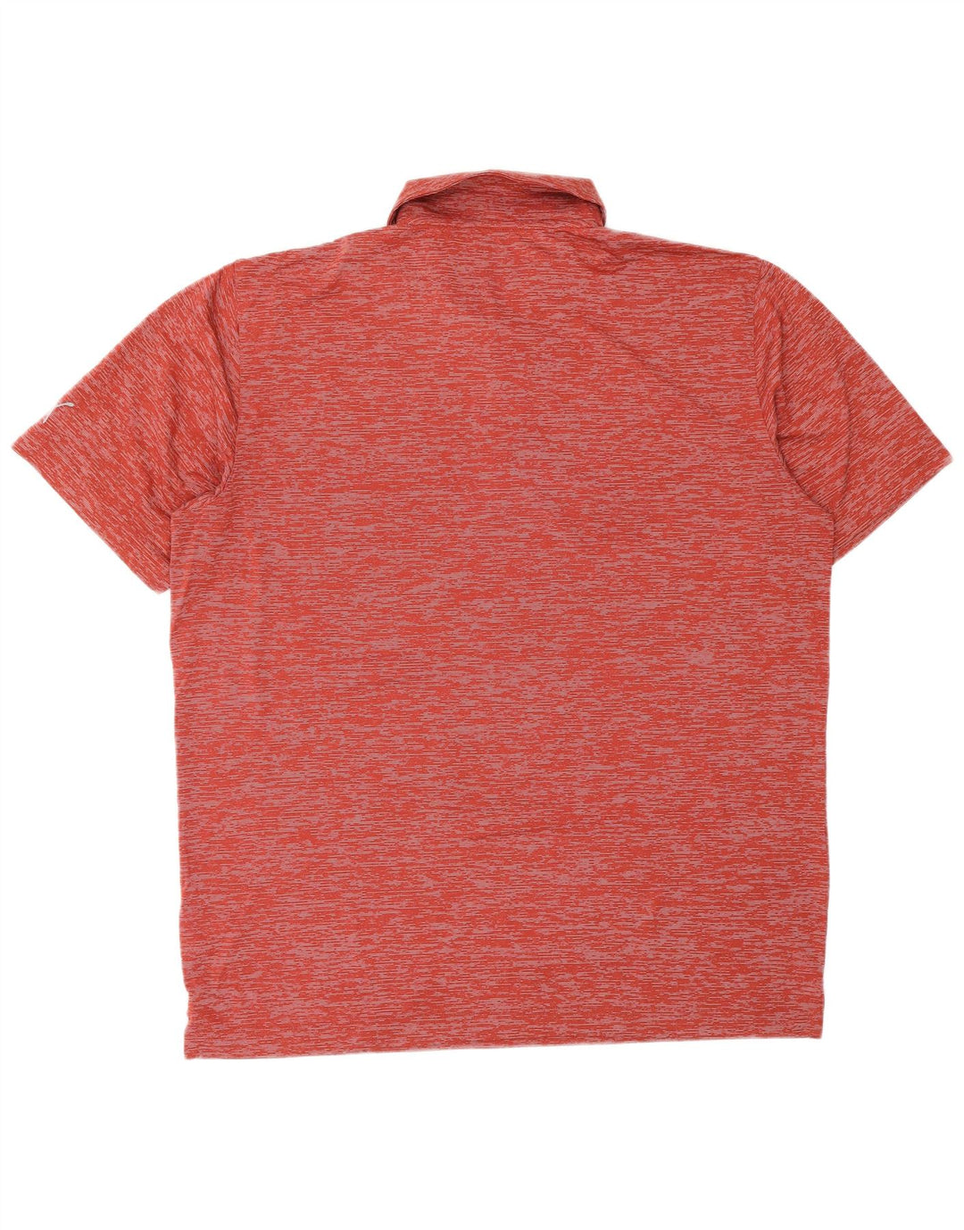 PUMA Mens Polo Shirt XL Red Flecked Polyester