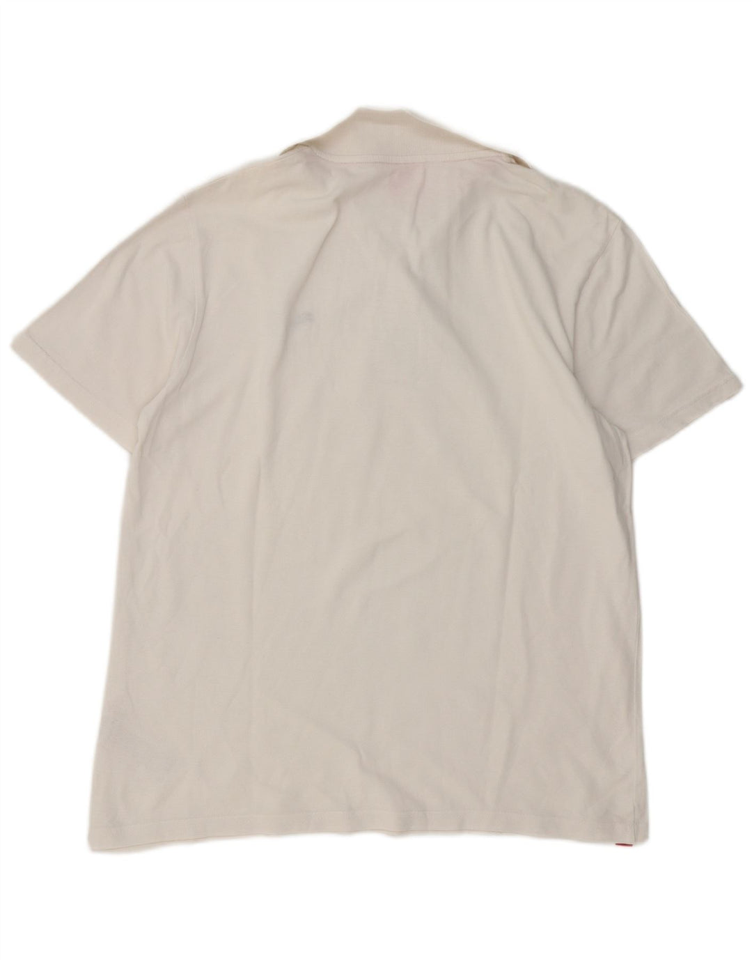 Tricou polo Puma pentru bărbați, bumbac alb mediu