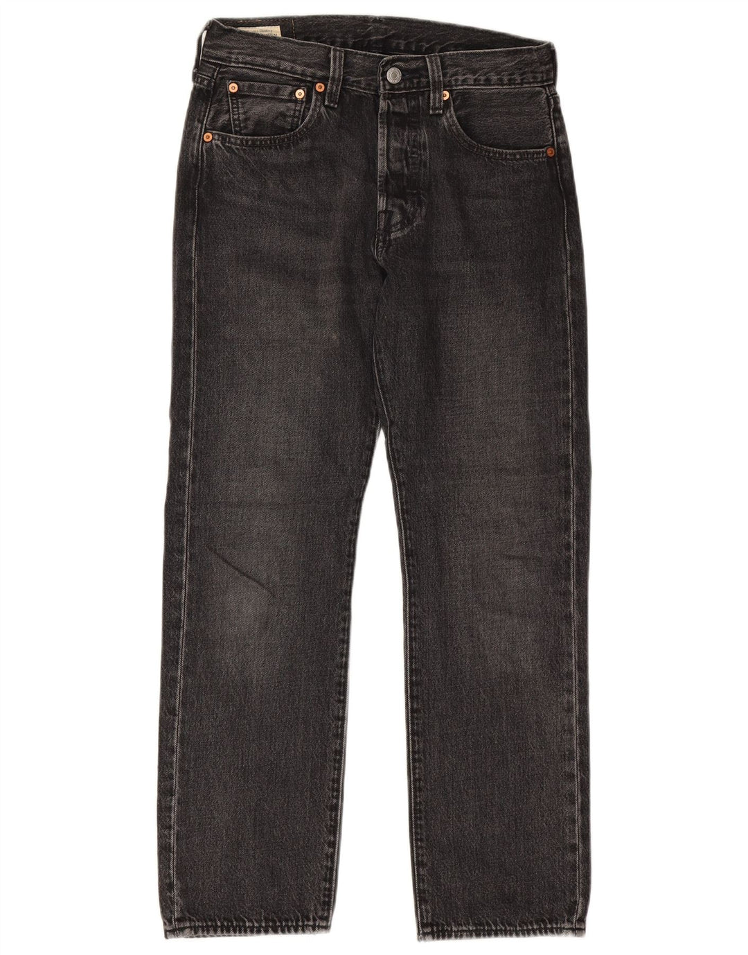 Blugi drepti pentru bărbați Levi's 501 W28 L28 bumbac gri