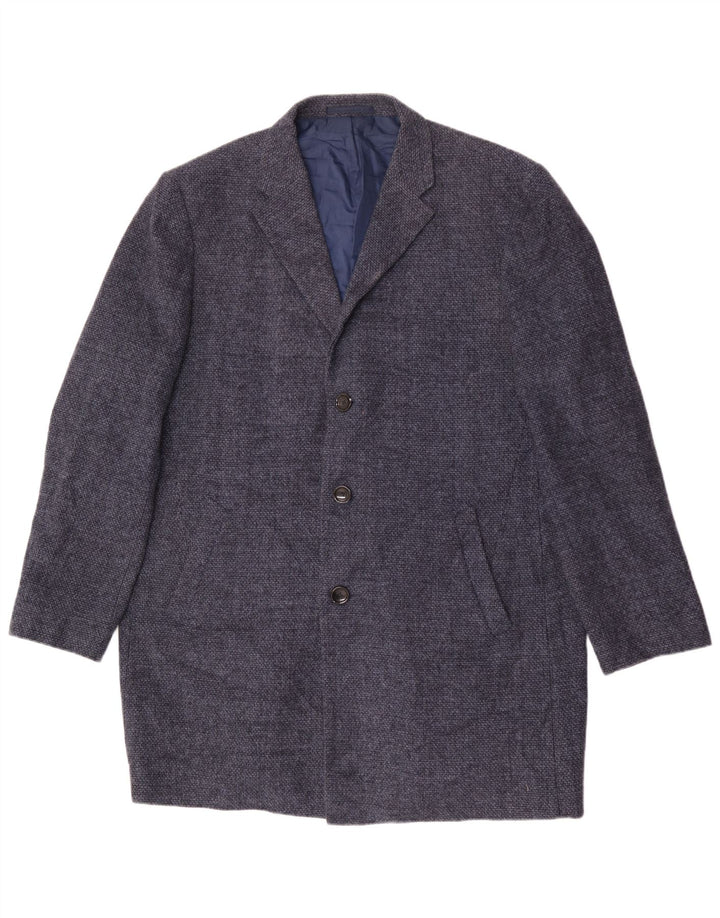 Palton pentru bărbați Marks & Spencer UK 44 2XL poliester bleumarin