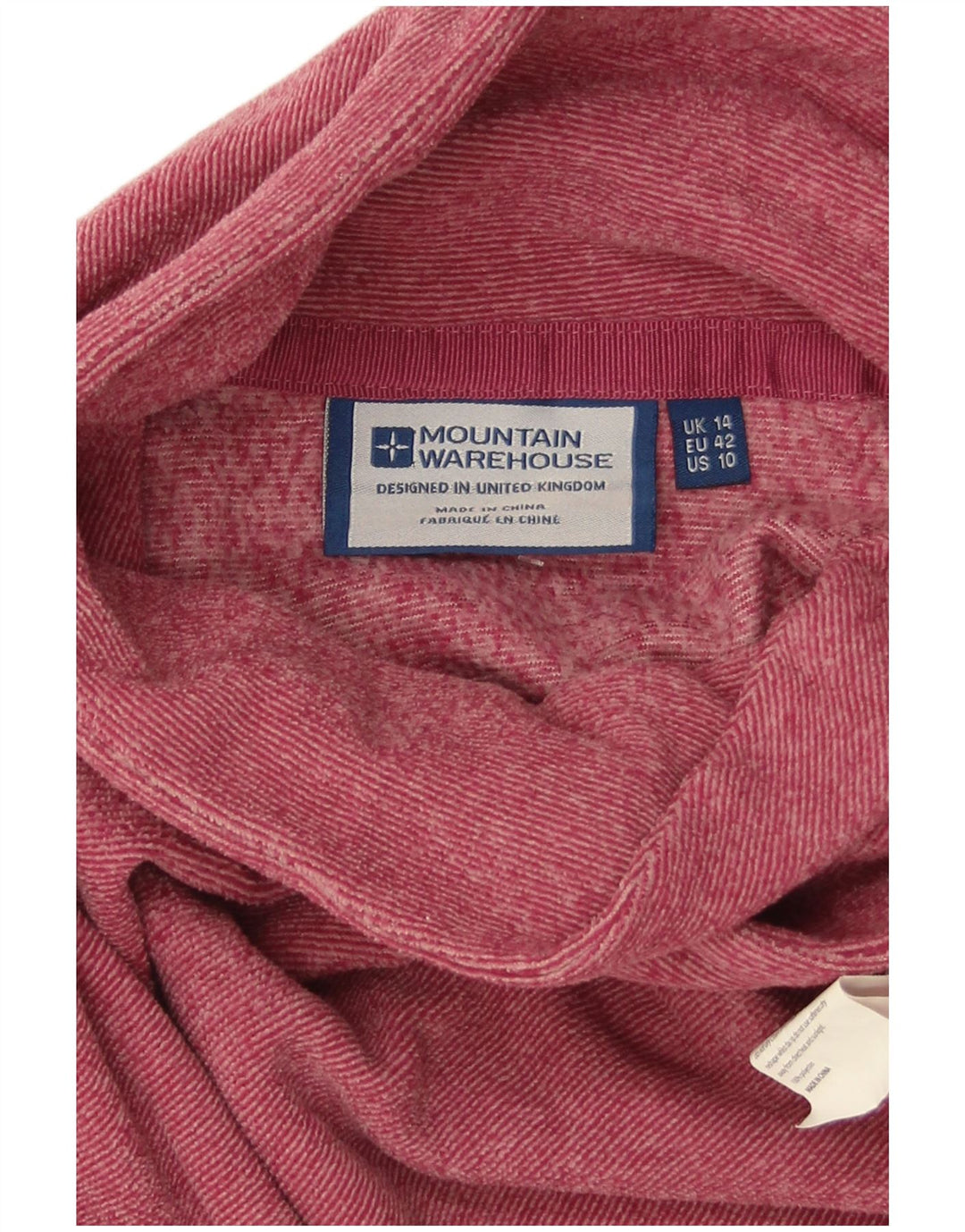Hanorac pentru femei Mountain Warehouse Pulover UK 14 Poliester roz mare