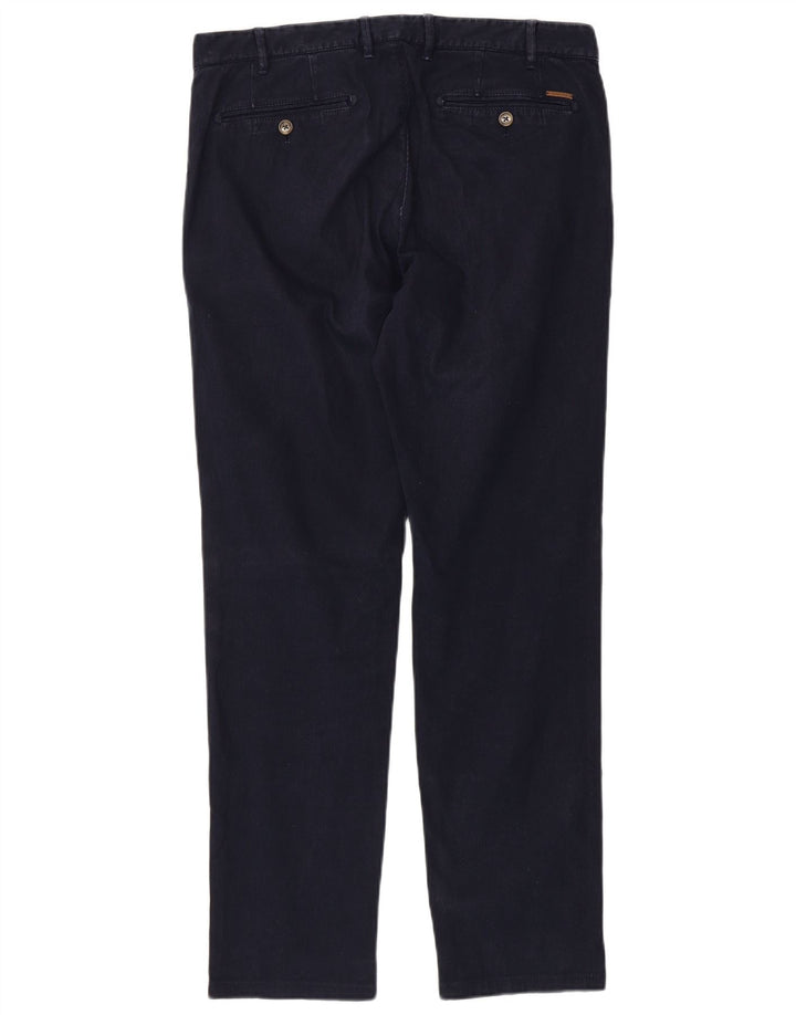 MASSIMO DUTTI Pantaloni chino casual pentru bărbați EU 42 Large W32 L32 Bleumarin