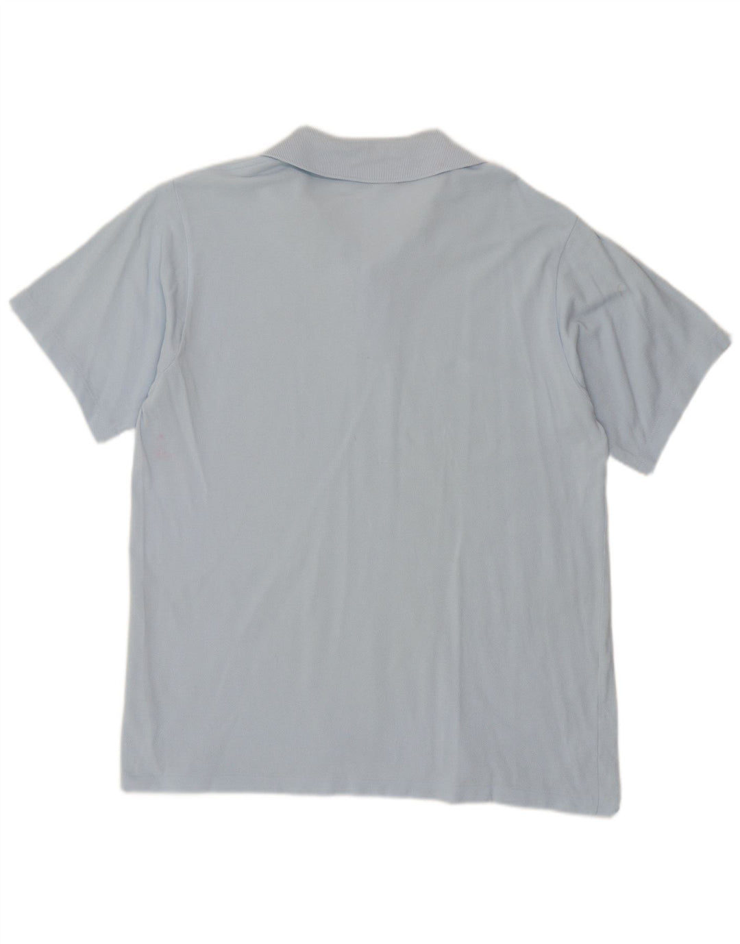 Tricou polo Lacoste pentru bărbați, mărimea 4, bumbac albastru mediu