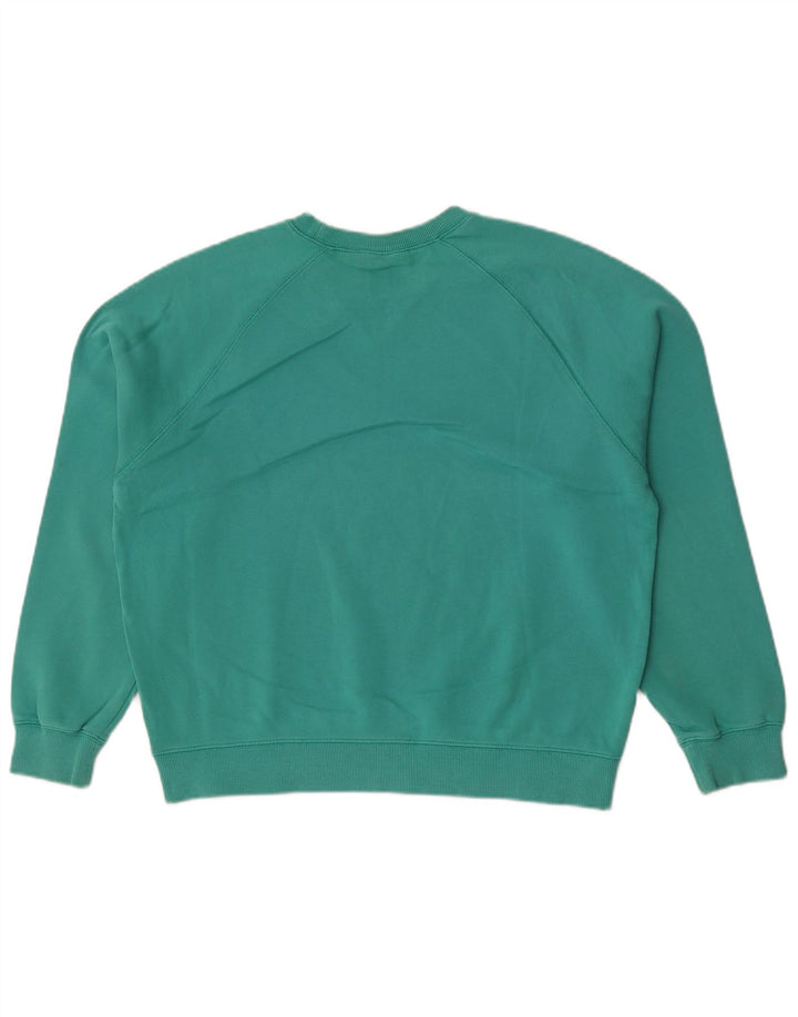 Carhartt Womens Oversized Sweatshirt Jumper UK 10 Small Green Cotton