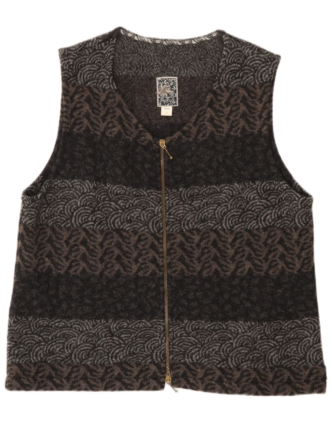 Hofius Pulover Cardigan Femei EU 42/44 Mare Multicolor Geometric