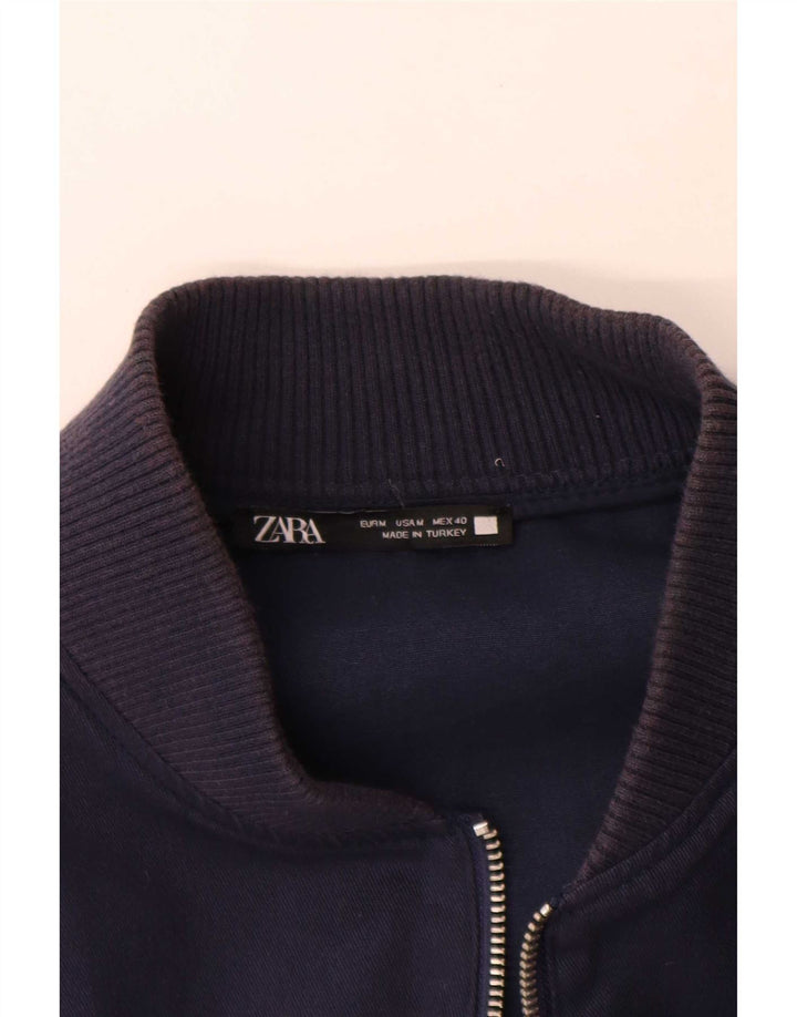 Bomber pentru bărbați Zara UK 38 Medium Bleumarin