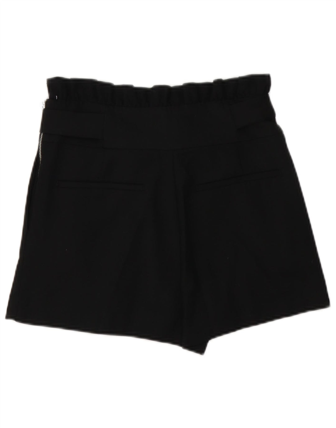 Pantaloni fierbinți pentru femei Trafaluc cu talie înaltă Zara Mici W26 Poliester negru