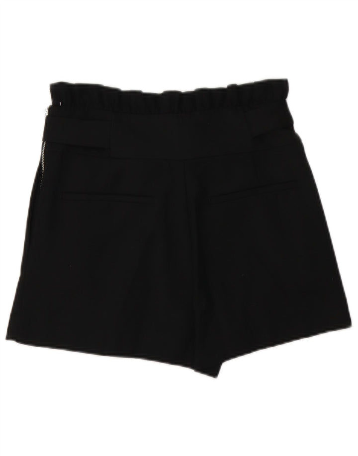 Pantaloni fierbinți pentru femei Trafaluc cu talie înaltă Zara Mici W26 Poliester negru