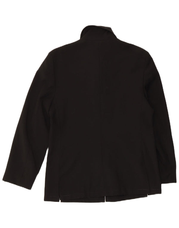 BENETTON Blazer Jacket pentru femei UK 12 Medium Black