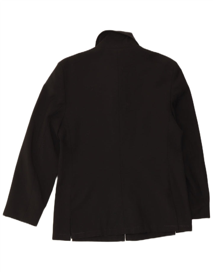 BENETTON Blazer Jacket pentru femei UK 12 Medium Black