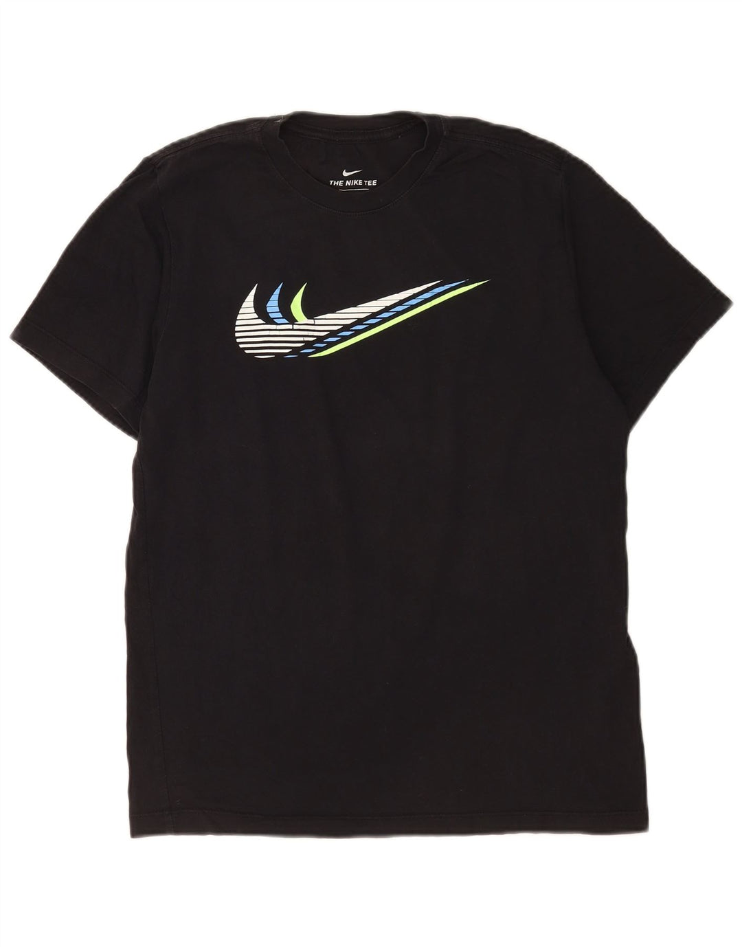 Tricou grafic Nike pentru bărbați Top mediu negru bumbac