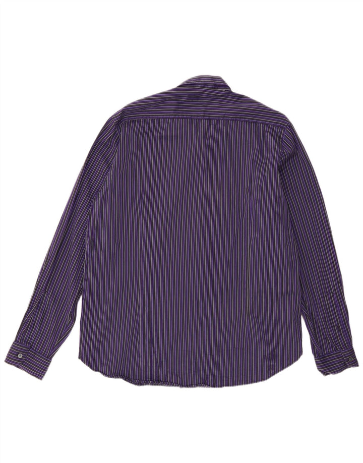 Cămașă pentru bărbați Ted Baker Mărimea 6 2XL Bumbac cu dungi violet