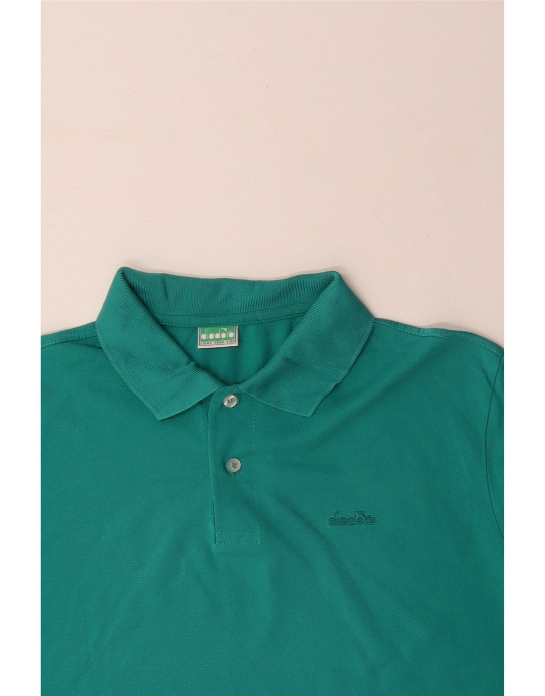 DIADORA Tricou Polo XL Verde Bumbac