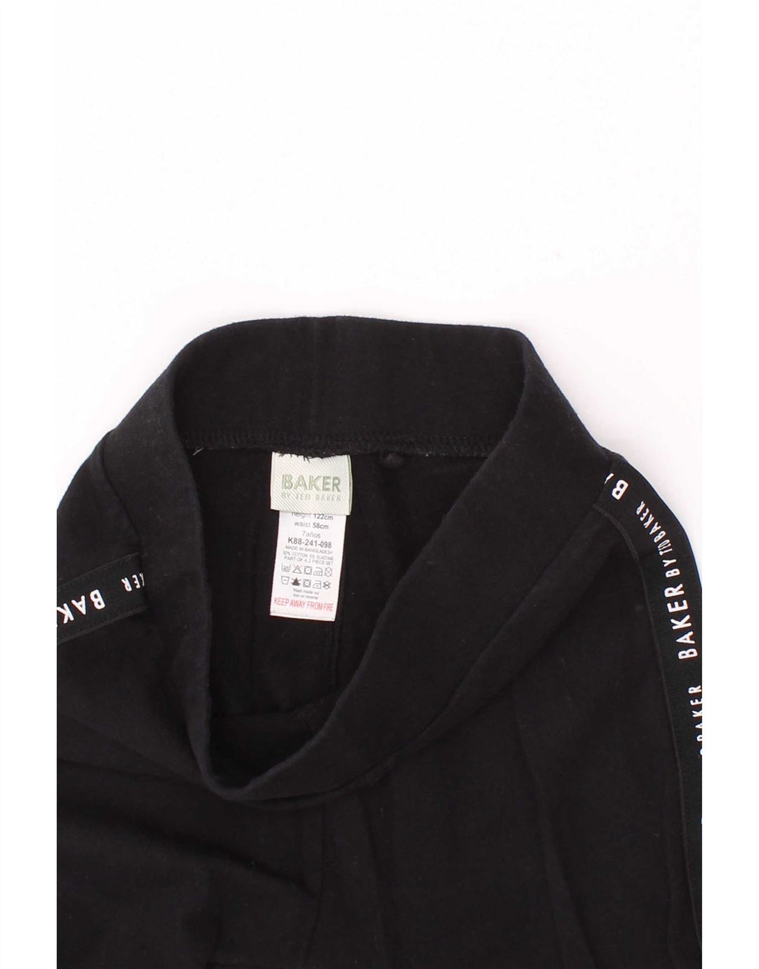Jambiere grafice pentru fete Ted Baker 6-7 ani bumbac negru